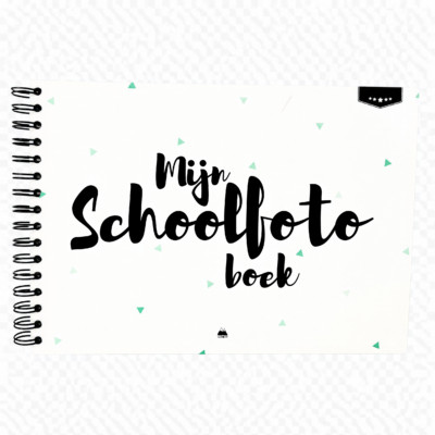 Schoolfotoboek Mint Groen